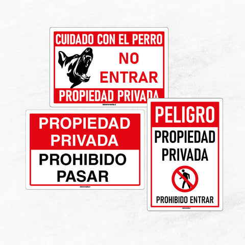 Letreros Disuasivos de Seguridad